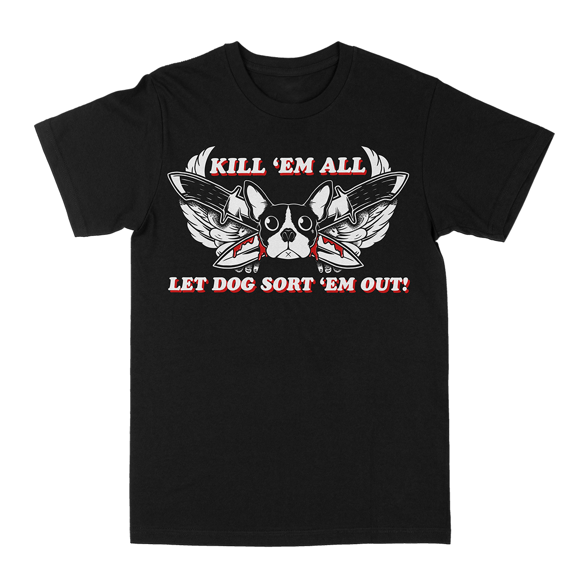 Terrier Cvlt “Kill ‘Em All“ Black T-Shirt