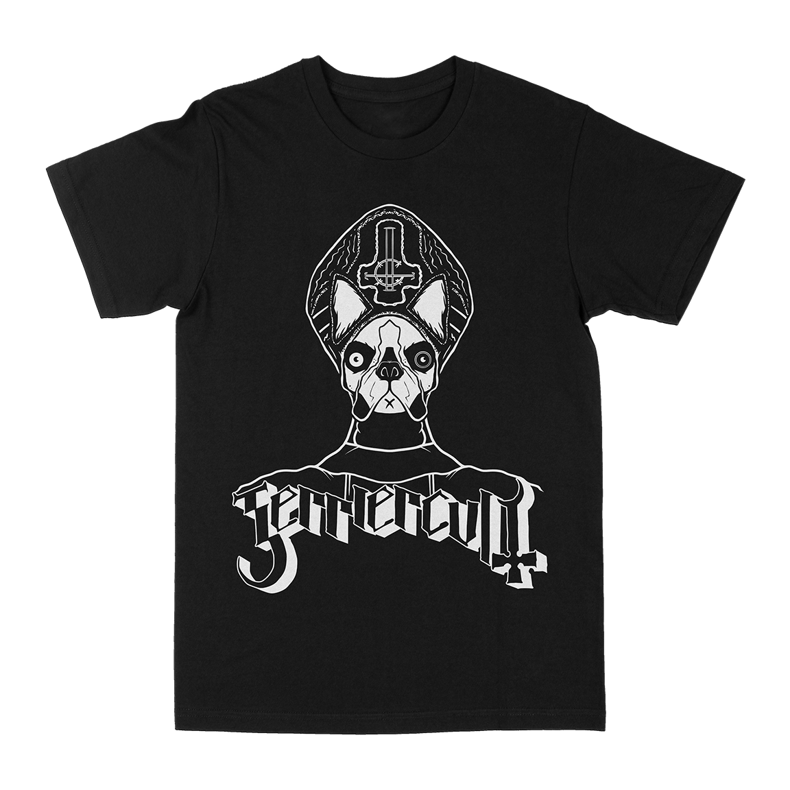 Terrier Cvlt “Puppy Emeritus“ Black T-Shirt