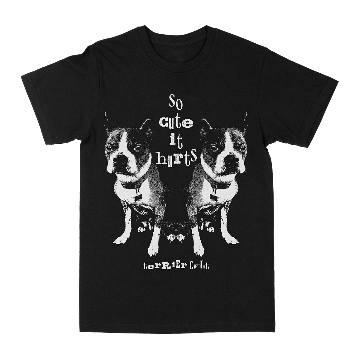 Terrier Cvlt “So Cute It Hurts“ Black T-Shirt