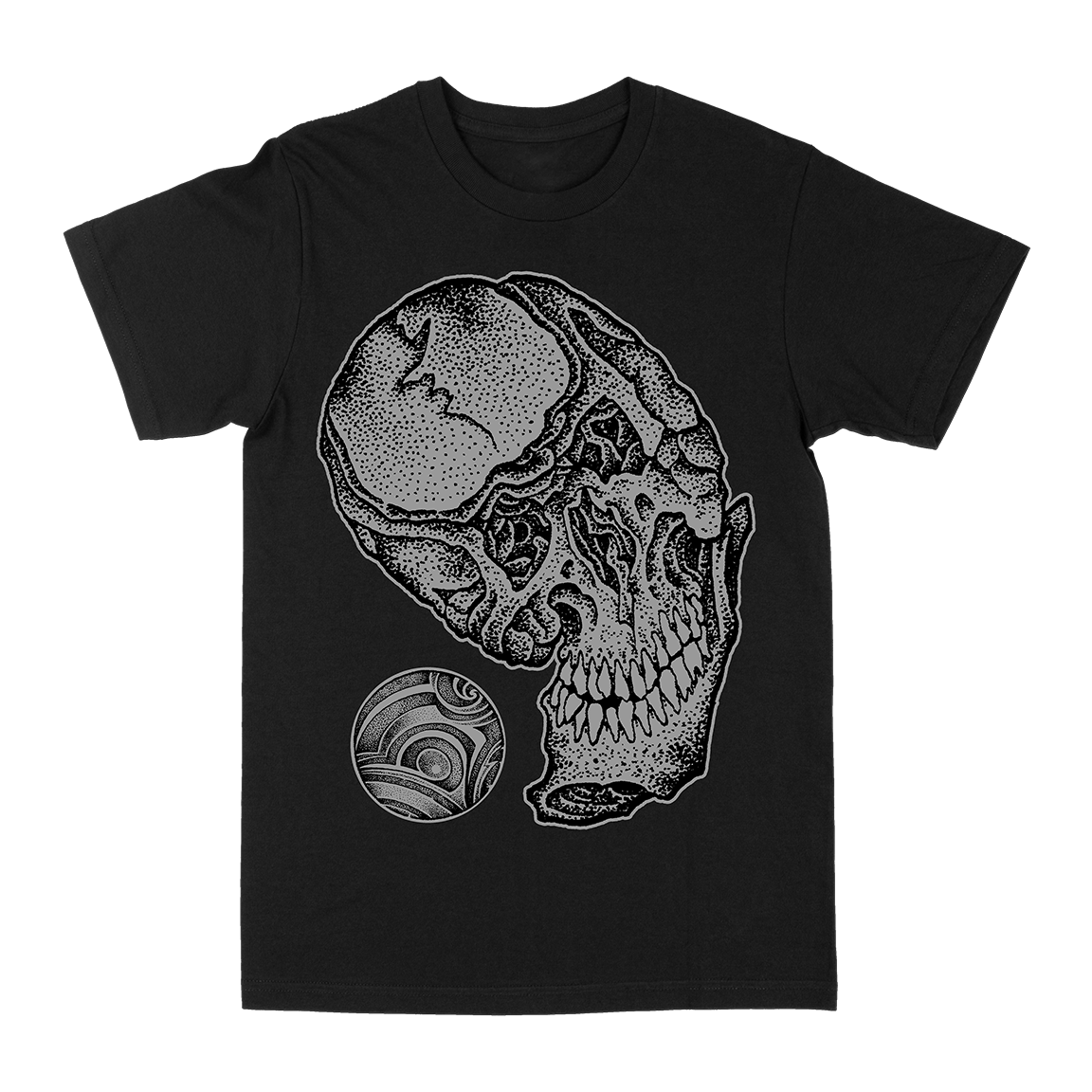 Thomas Hooper &quot;Skull Smear&quot; Black T-Shirt