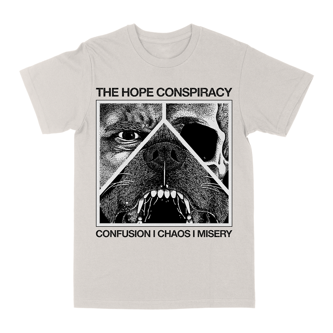 The Hope Conspiracy &quot;CCM: Death Traitors&quot; Vintage White T-Shirt