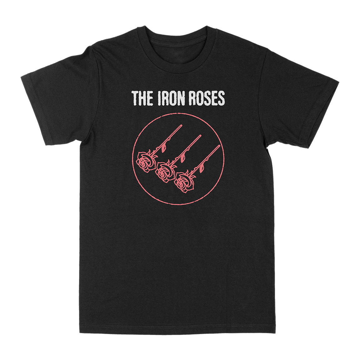 THE IRON ROSES &quot;Iron Roses&quot; Black T-Shirt