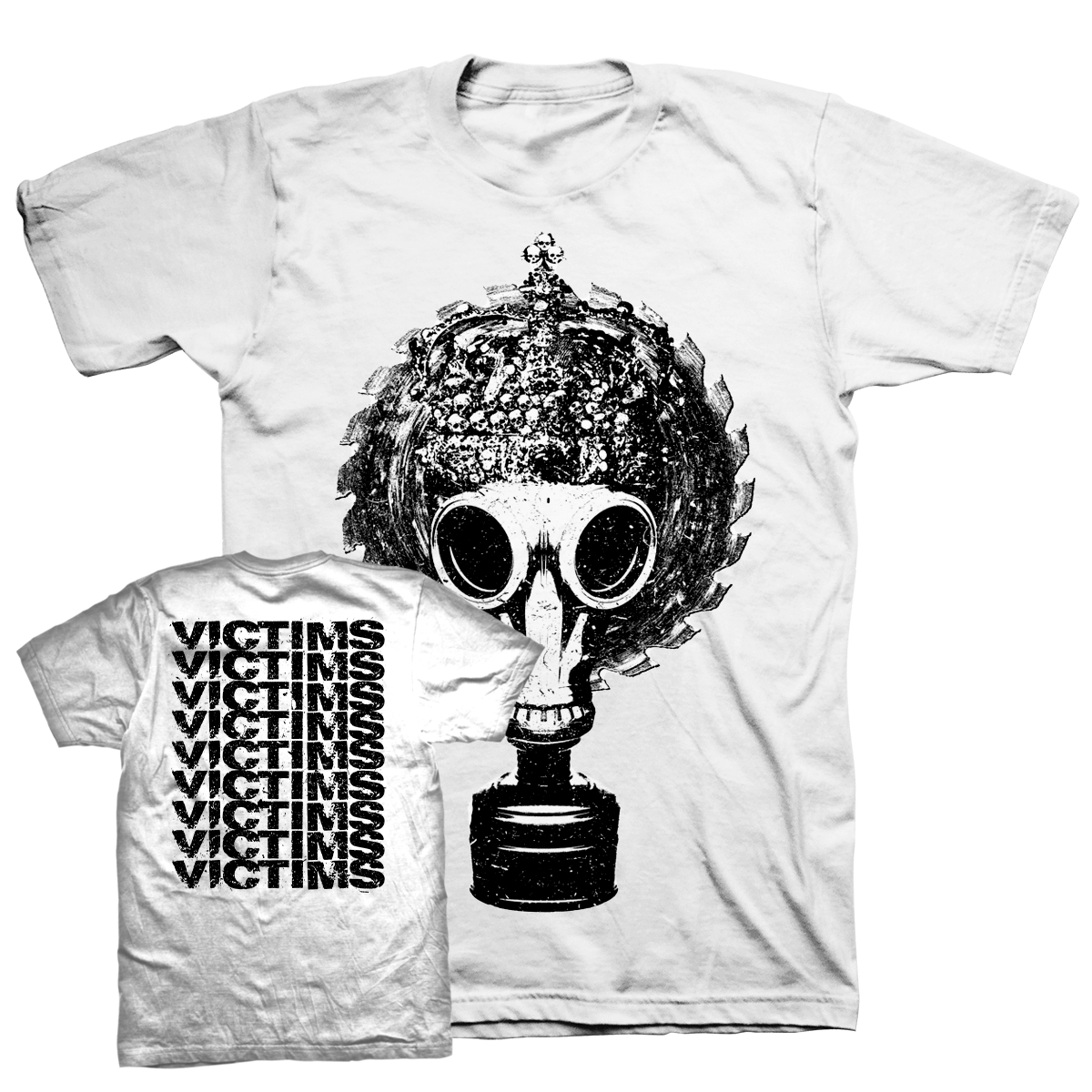 VICTIMS &quot;Lies&quot; White T-Shirt