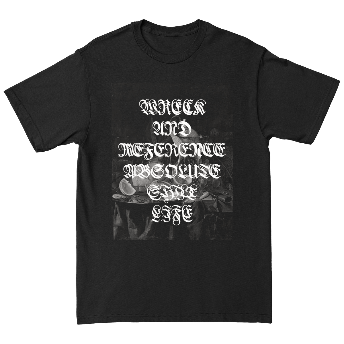 WRECK AND REFERENCE &quot;Absolute&quot; Black T-Shirt