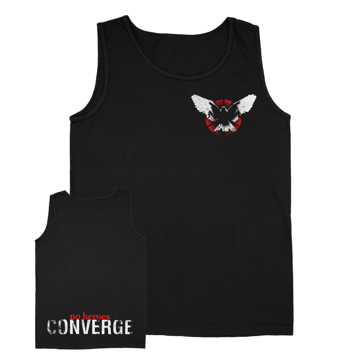 CONVERGE &quot;No Heroes&quot; Black Tank Top