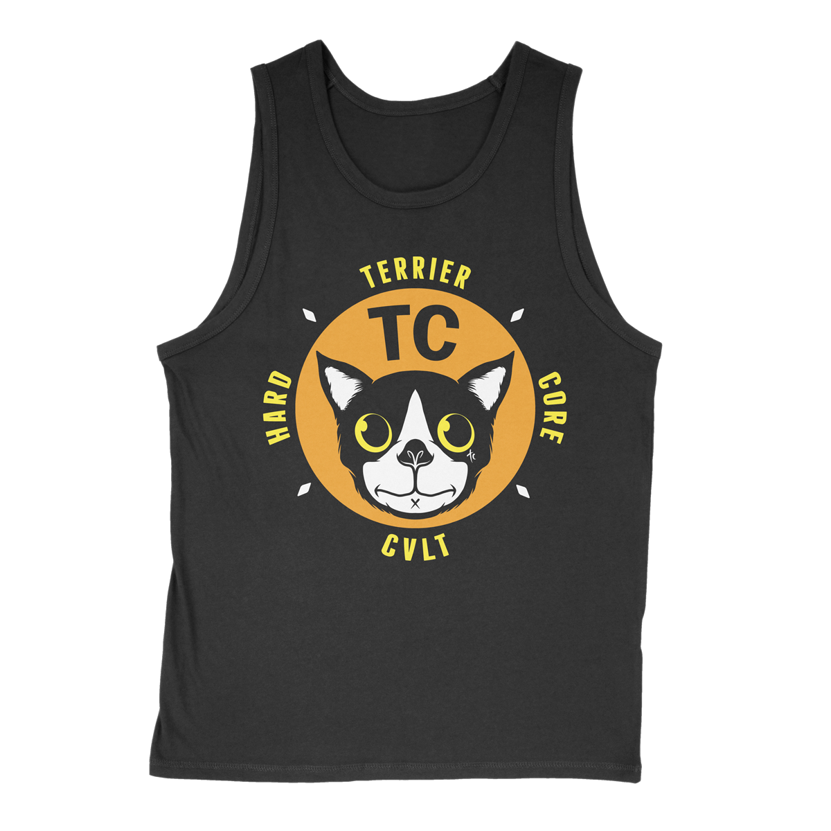 TERRIER CVLT &quot;TCxHC&quot; Black Tank Top