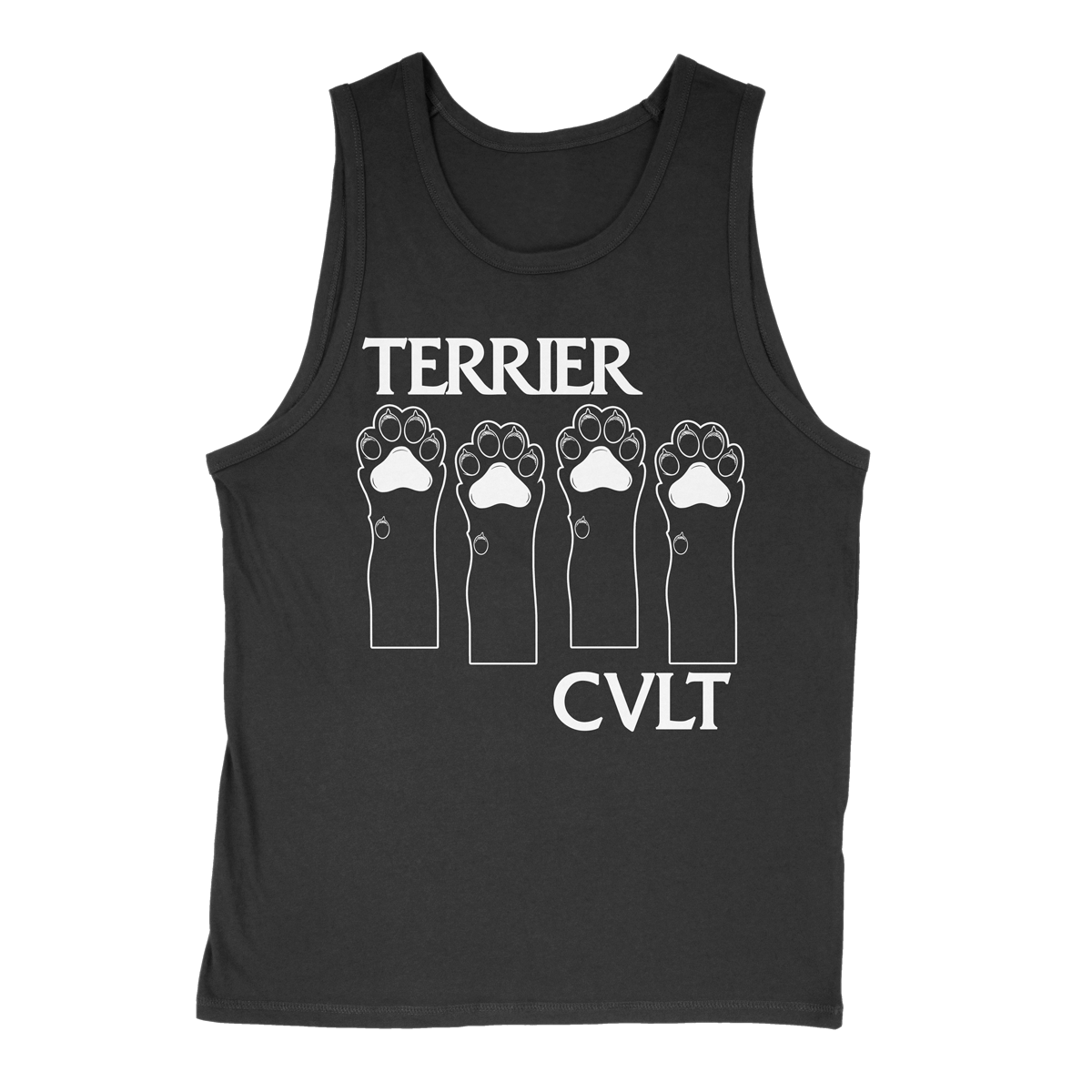 TERRIER CVLT &quot;Thirsty &amp; Miserable&quot; Black Tank Top