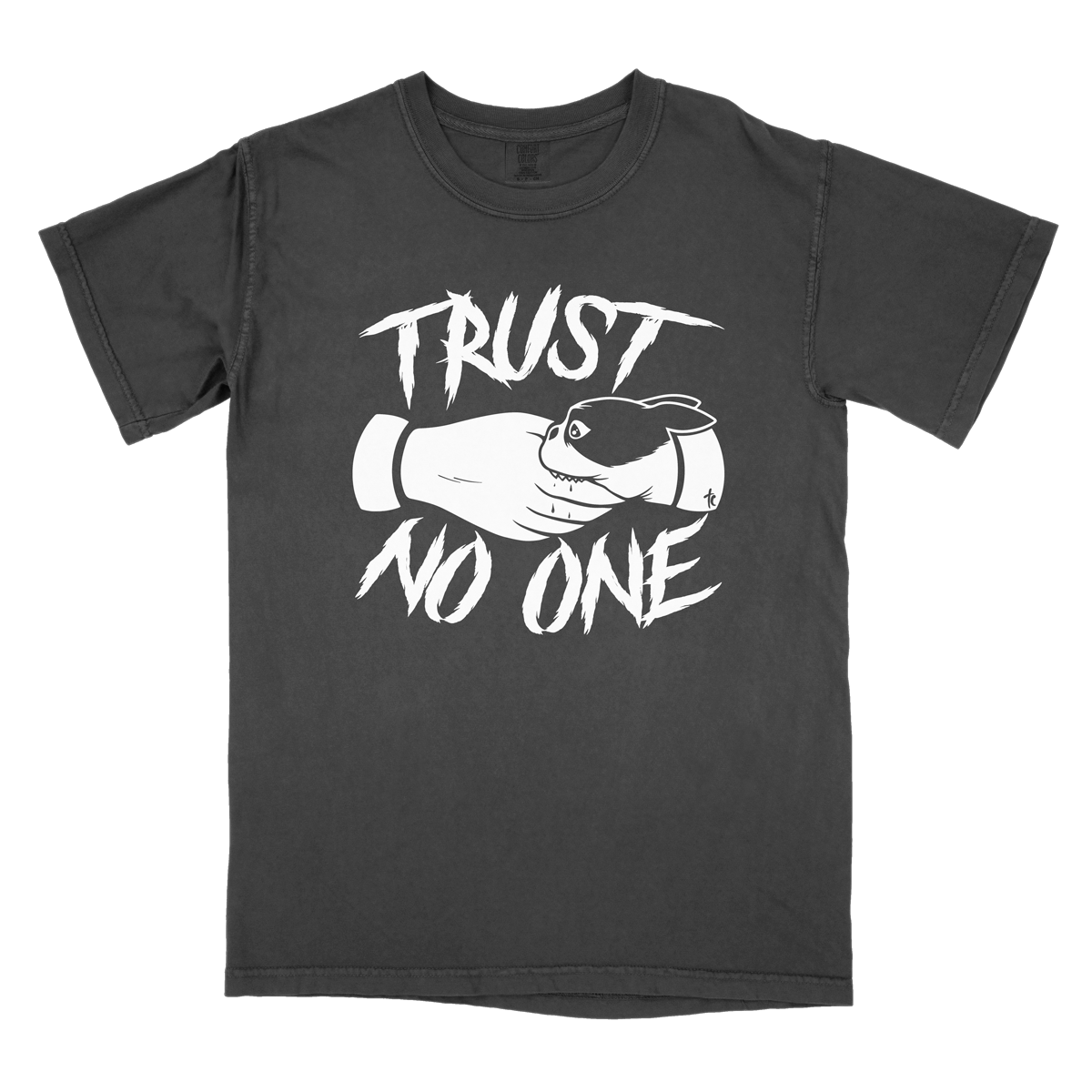 Terrier Cvlt &quot;Trust No One&quot; Premium Black T-Shirt