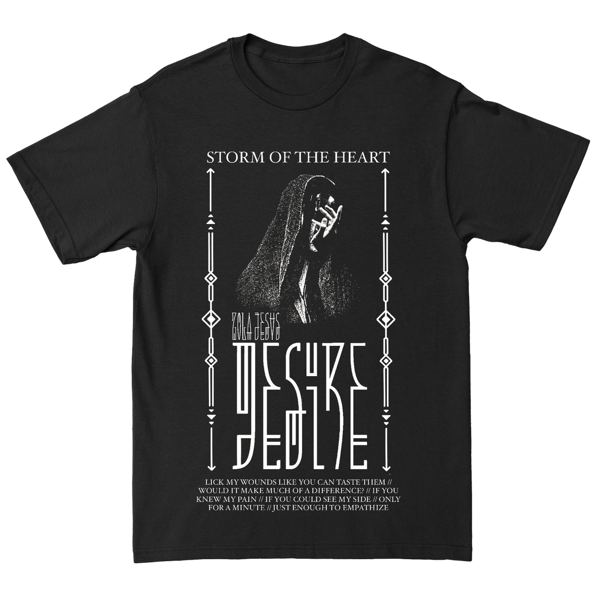 ZOLA JESUS &quot;Desire&quot; Black T-Shirt