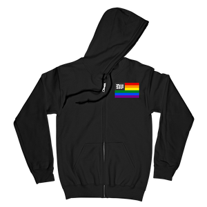 DEATHWISH "Pride" Black Zip-Up Hoodie