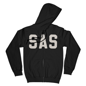 STRETCH ARM STRONG "803 Hardcore" Black Zip-Up Hoodie