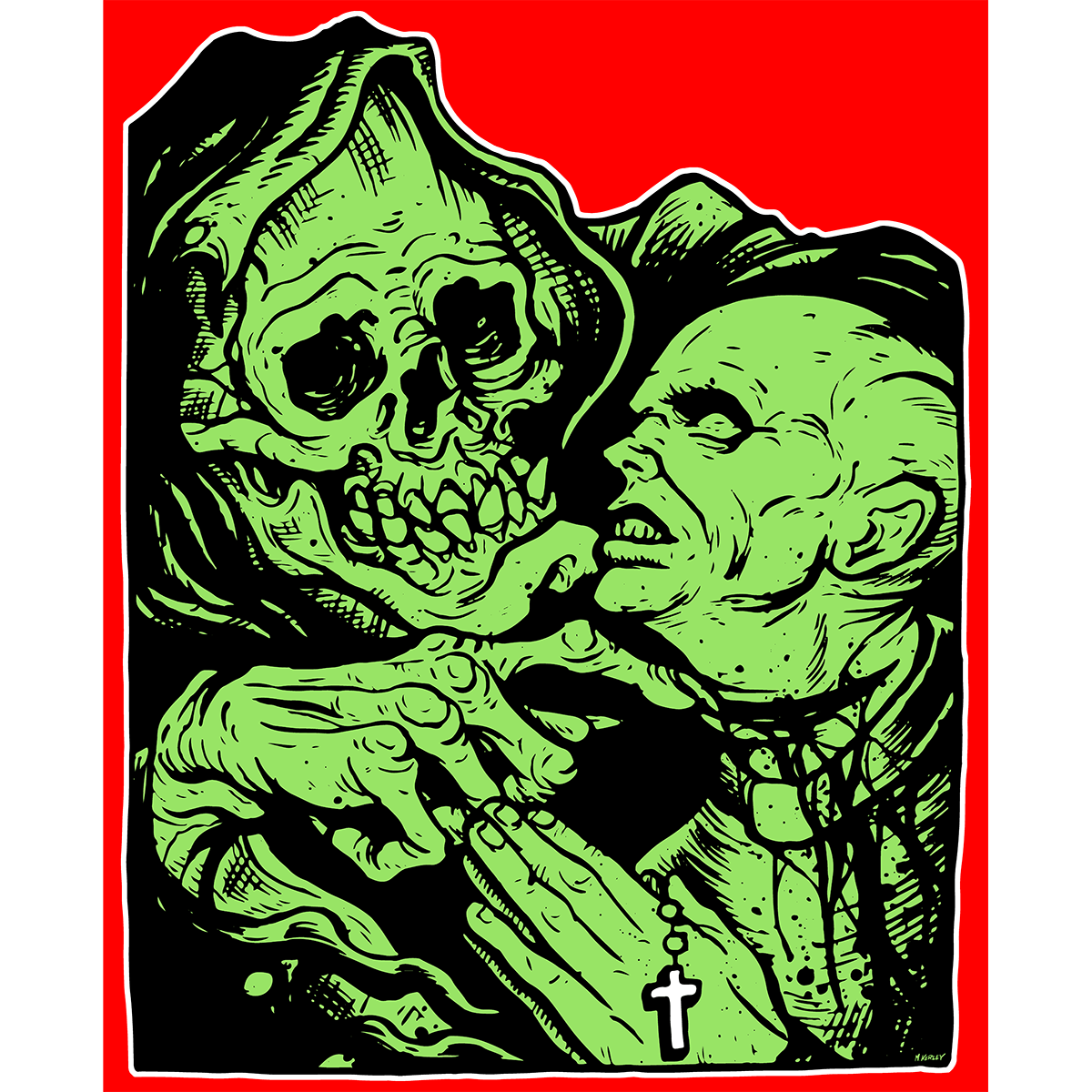 Abominable Electronics &quot;Oppressive Cult Destroyer&quot; Giclee Print