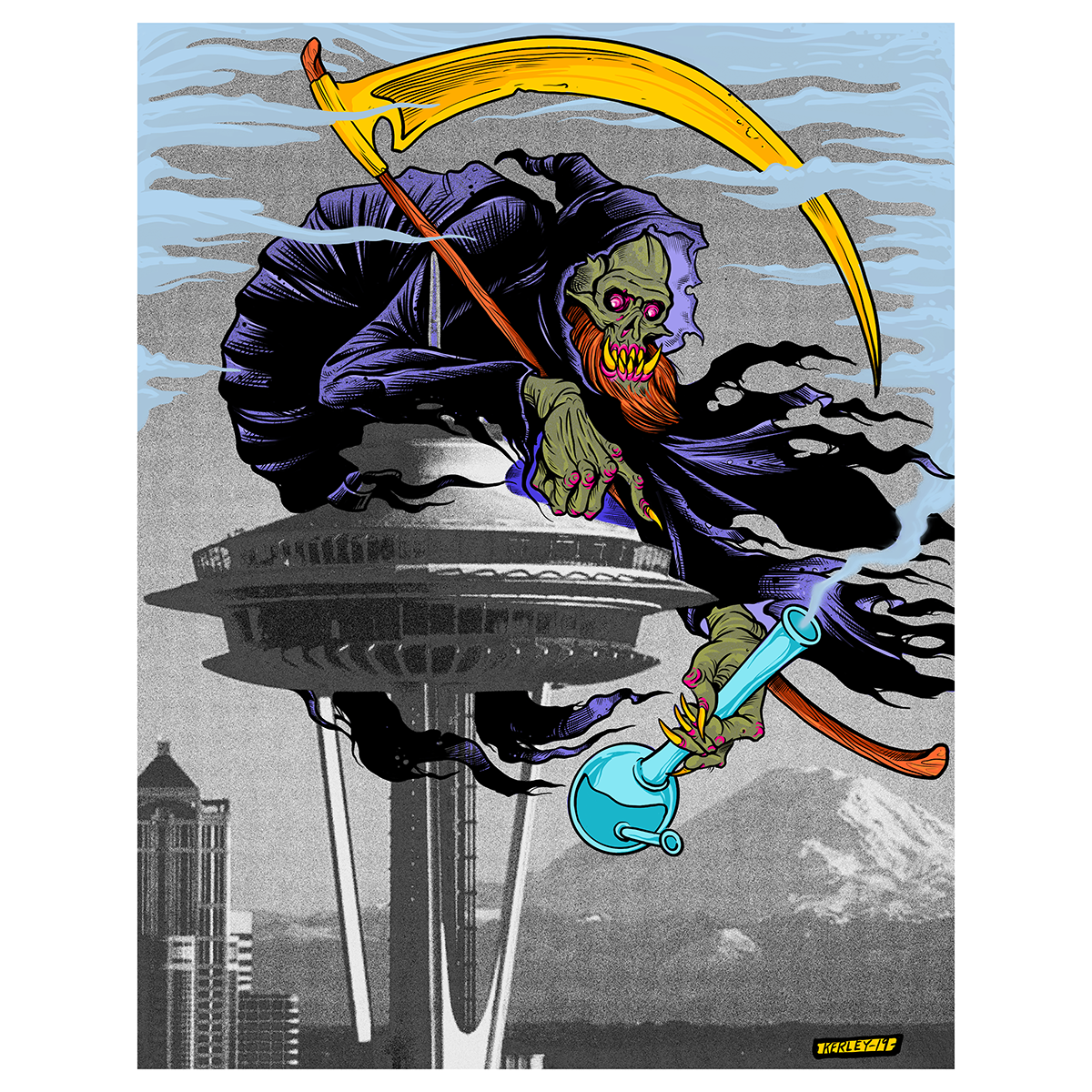 Abominable Electronics &quot;Wicked Garden&quot; Giclee Print