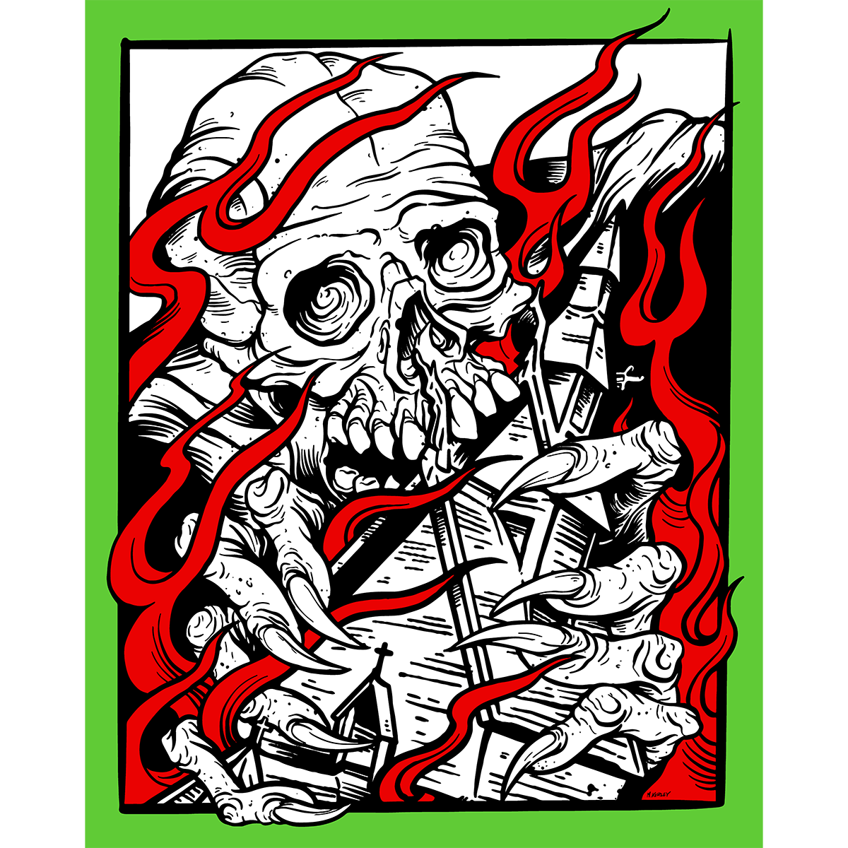 Abominable Electronics &quot;Throne Torcher&quot; Giclee Print