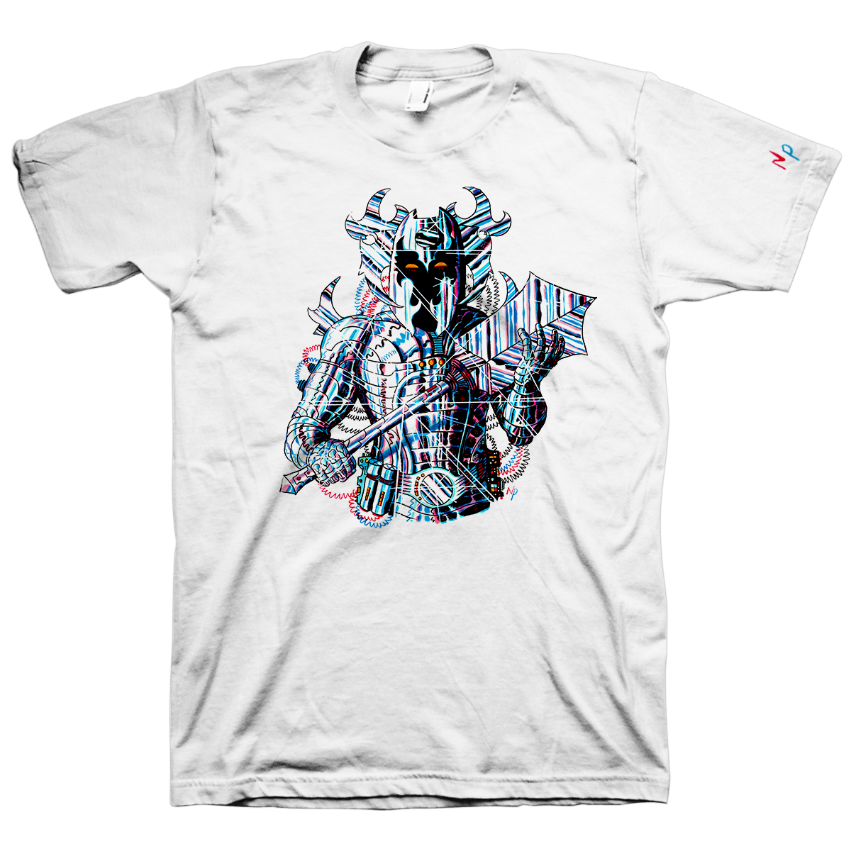 NICK PYLE &quot;Aktomathon&quot; White T-Shirt
