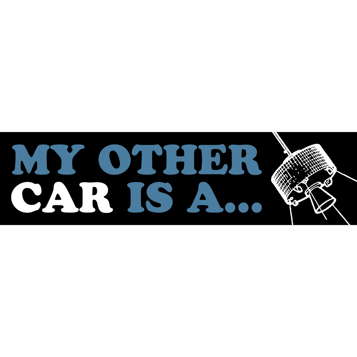 CAVE IN &quot;My Other Car Is A… (Blue)&quot; Bumper Sticker