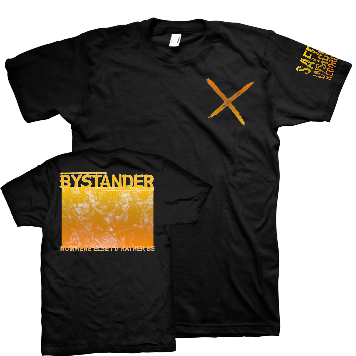BYSTANDER &quot;Nowhere Else&quot; Black T-Shirt