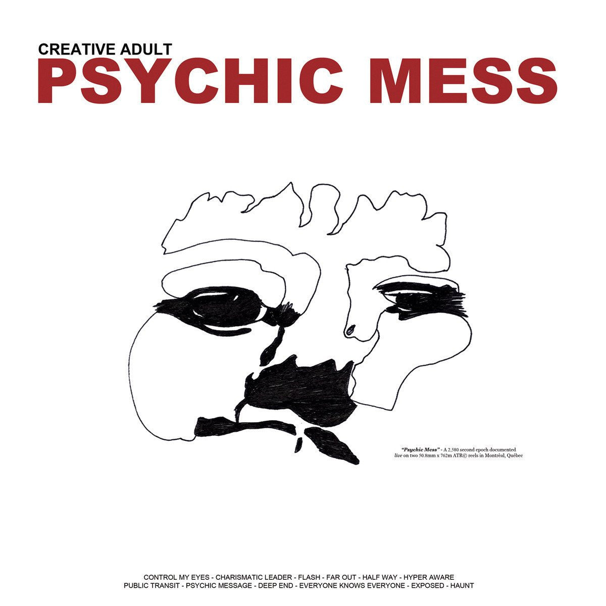 CREATIVE ADULT &quot;Psychic Mess&quot;-Run For Cover Records-Deathwish Inc Europe