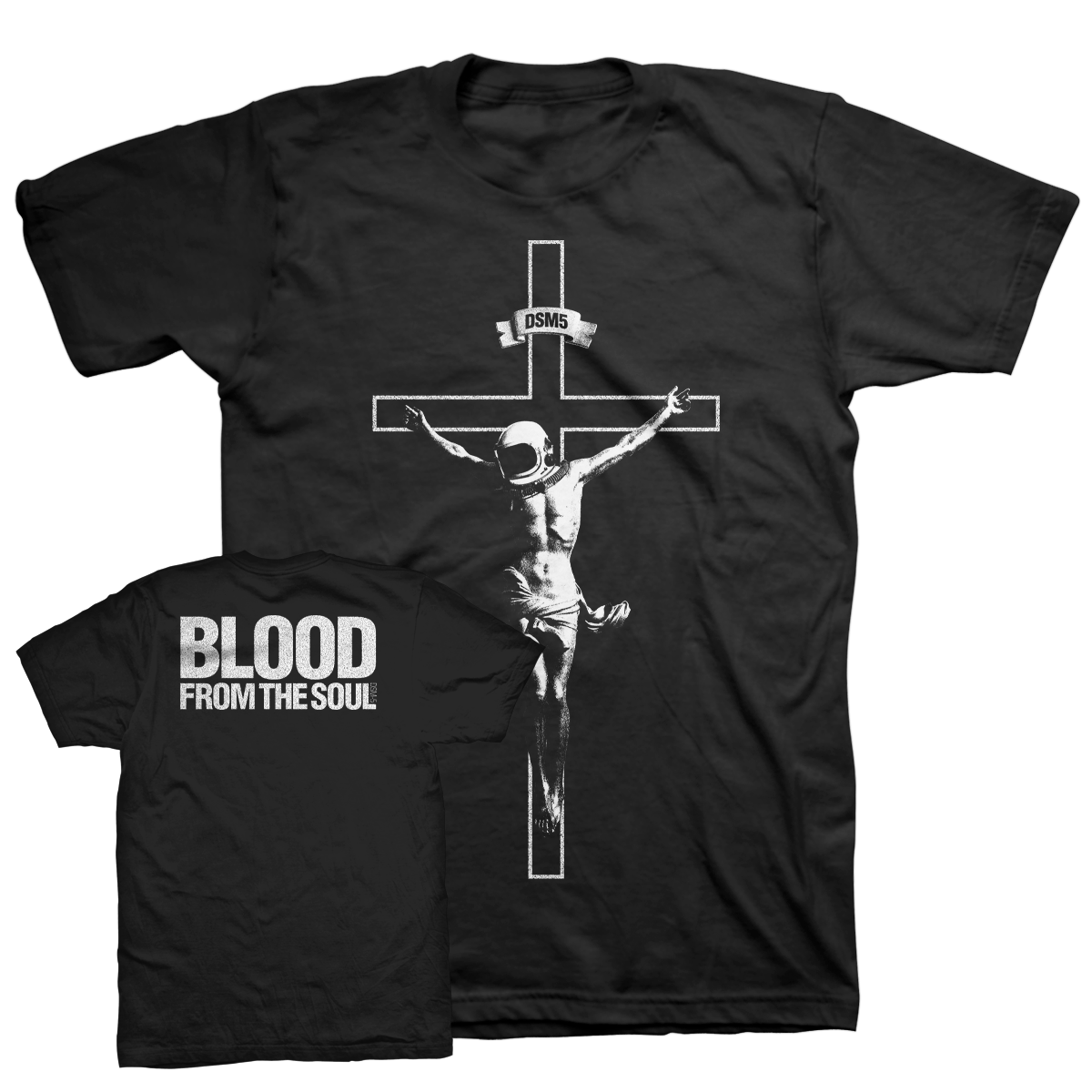BLOOD FROM THE SOUL &quot;Astronaut&quot; Black T-Shirt
