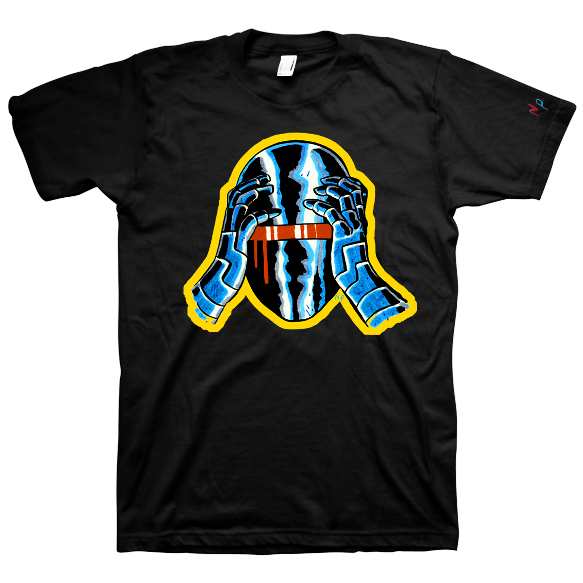 NICK PYLE &quot;Freaking Out&quot; Black T-Shirt