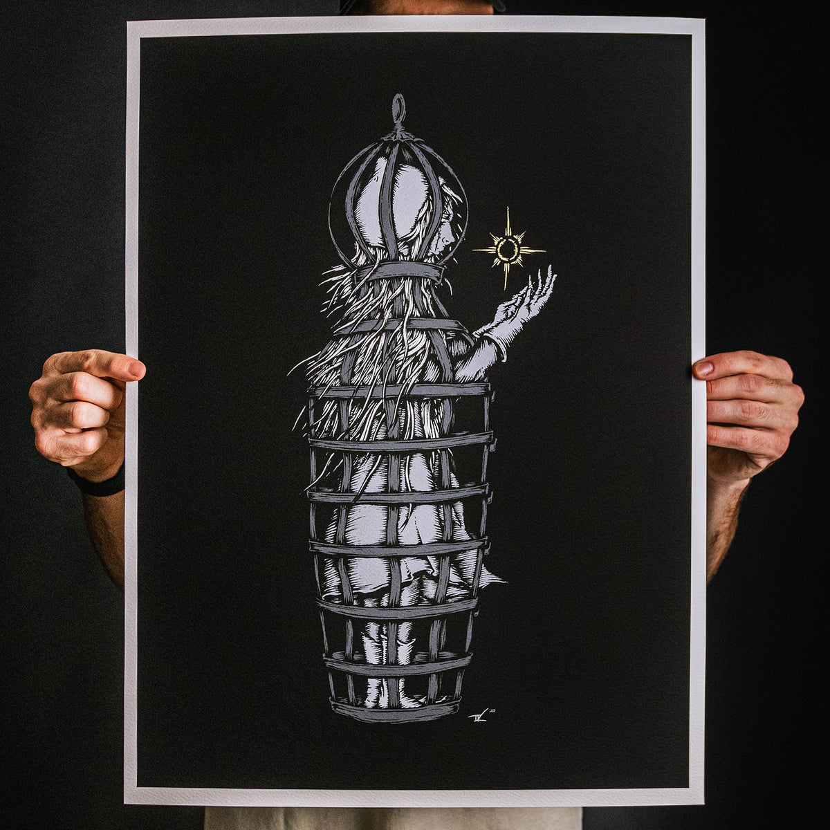 Andrew Gomez IV &quot;Flying Cage&quot; Giclee Print