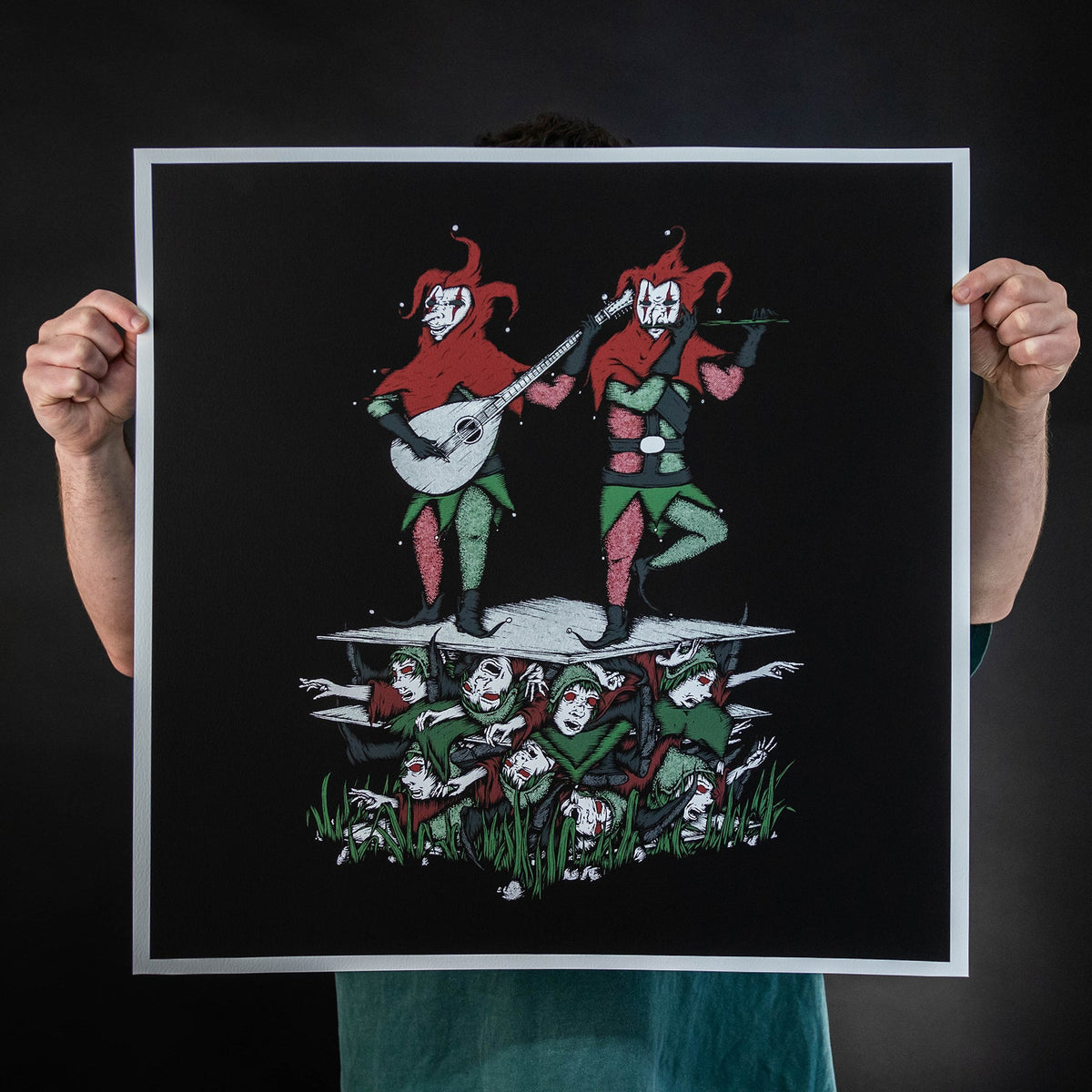 Andrew Gomez IV &quot;Pain &amp; Pleasure - Color&quot; Giclee Print