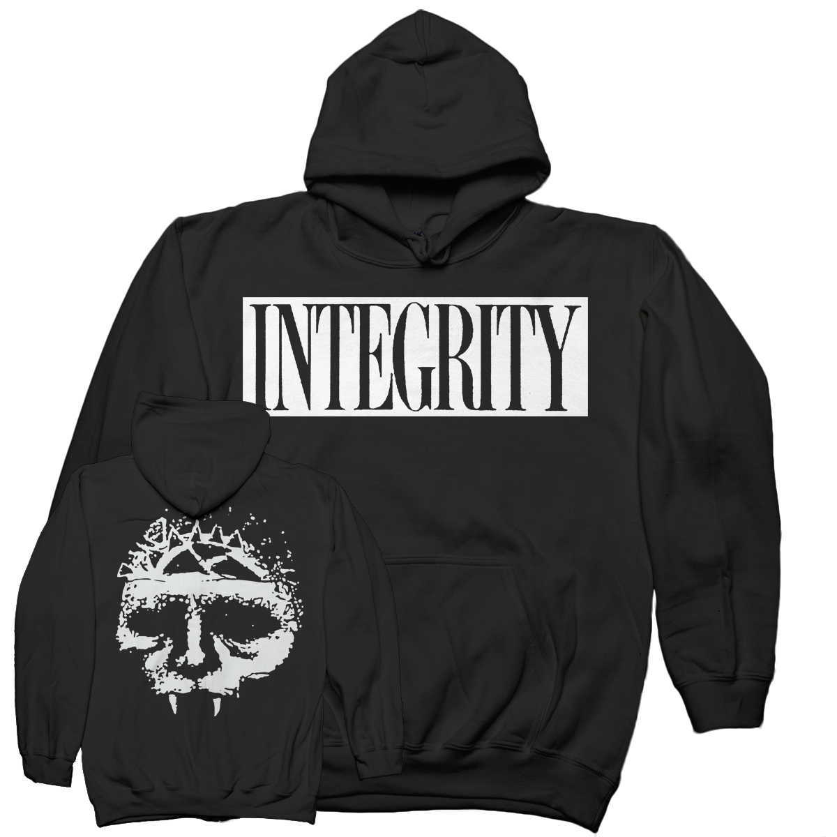 INTEGRITY &quot;Classic&quot; Black Hooded Sweatshirt