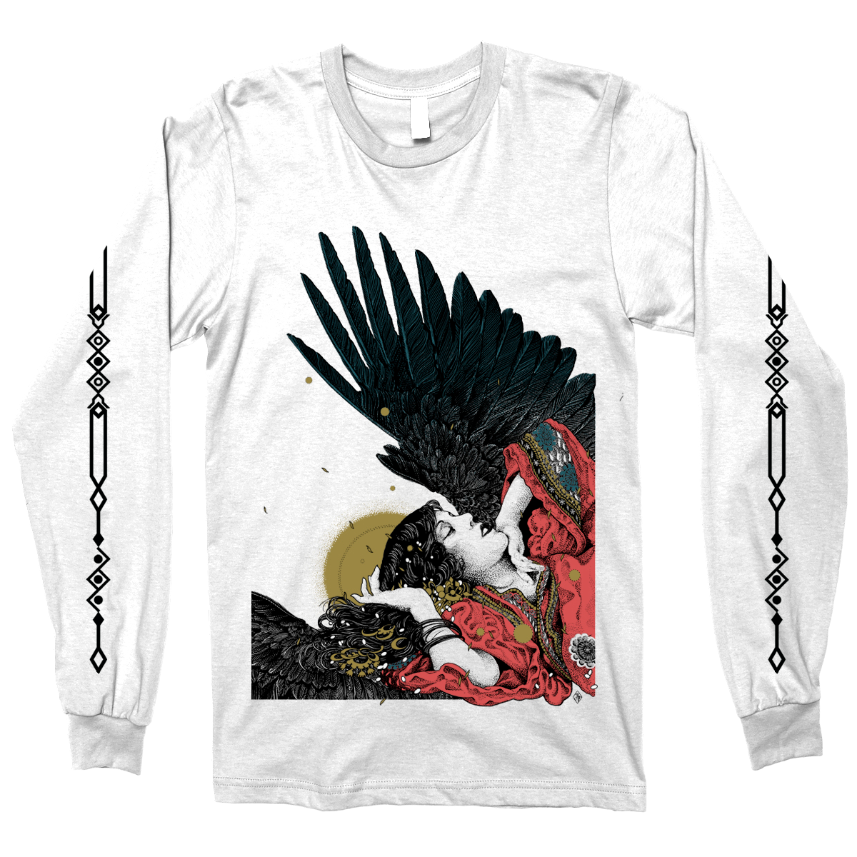 RICHEY BECKETT &quot;In Heaven&quot; White Canvas Longsleeve