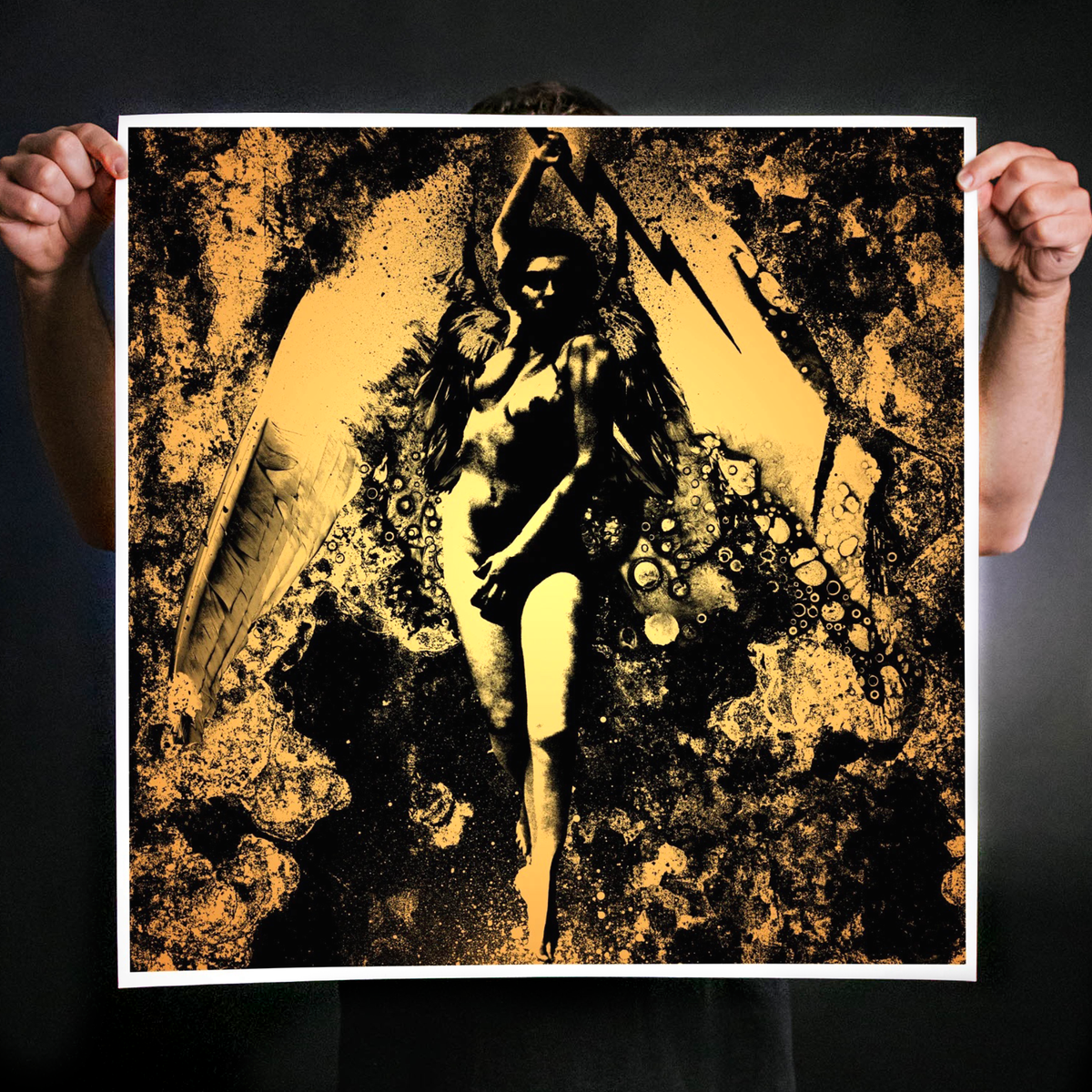 J. Bannon &quot;Lightning Strikes&quot; Giclee Print