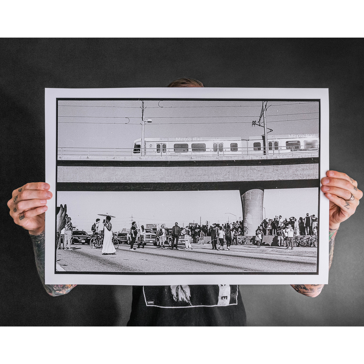 Allix Johnson &quot;Downtown LA - 2, 05/27/20&quot; Giclee Print