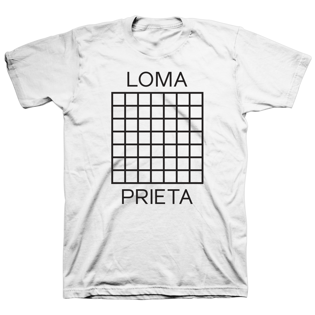LOMA PRIETA &quot;Grid&quot; White T-Shirt