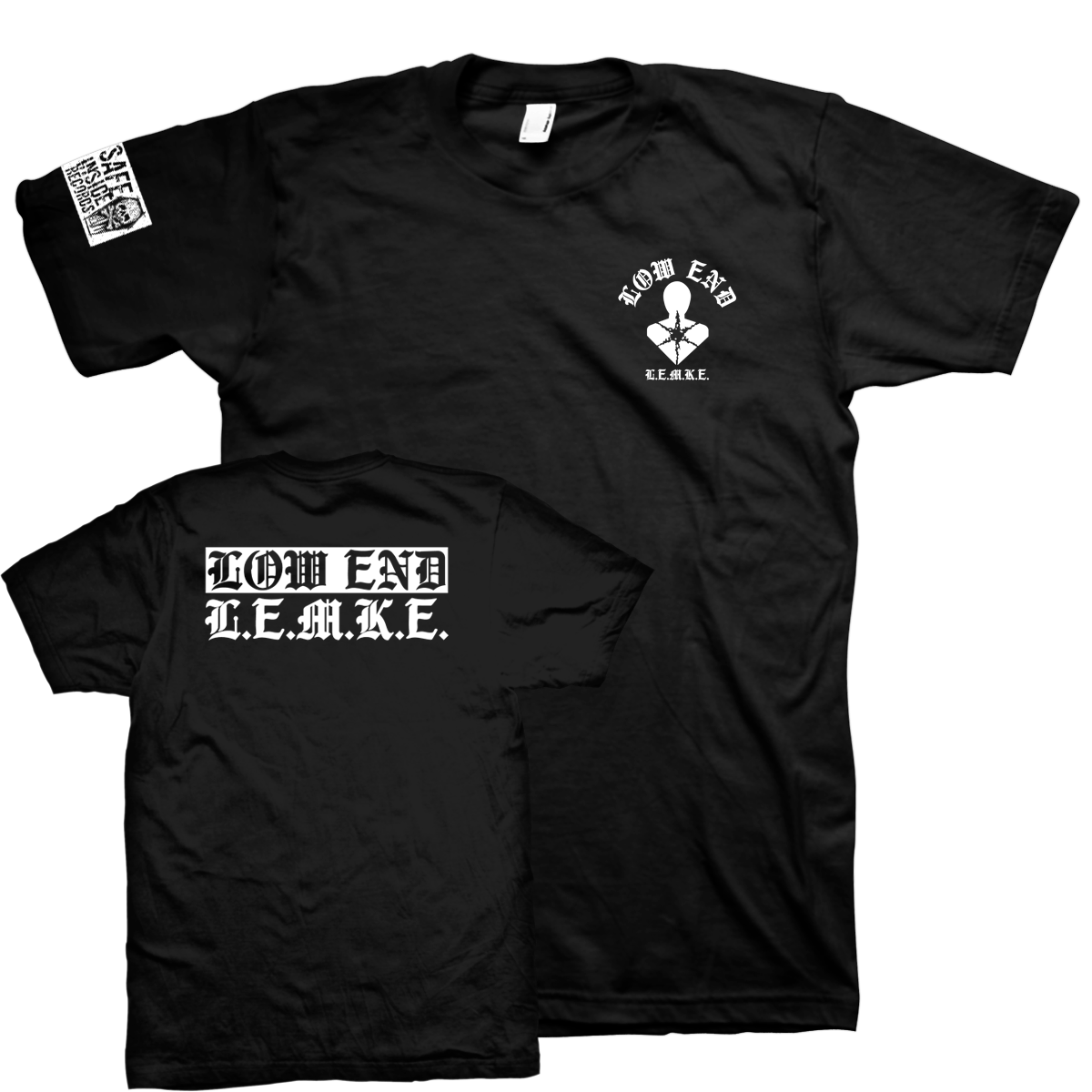 LOW END &quot;Logo&quot; Black T-Shirt