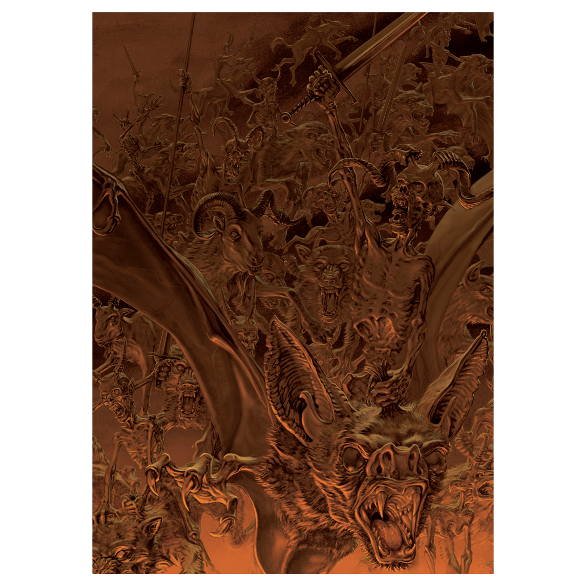 Marald Van Haasteren "Necrot Blood Offerings Over Europe" Giclee Print