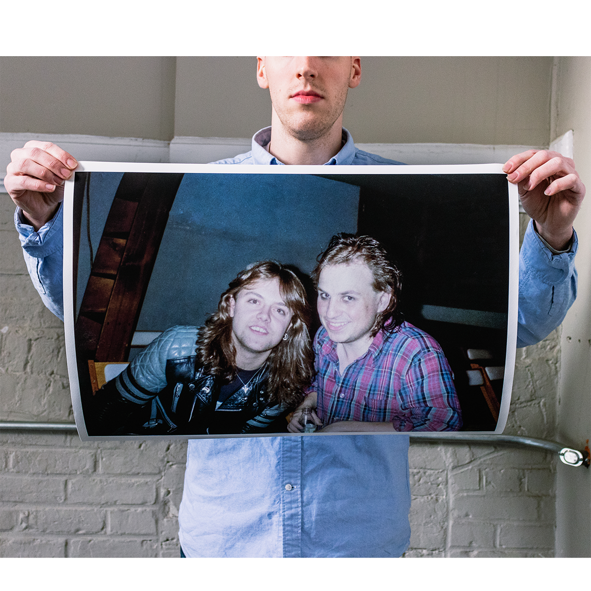 Harald Oimoen &quot;Lars Ulrich &amp; Bobcat Goldthwait: SF, CA (1985)&quot; Giclee Print