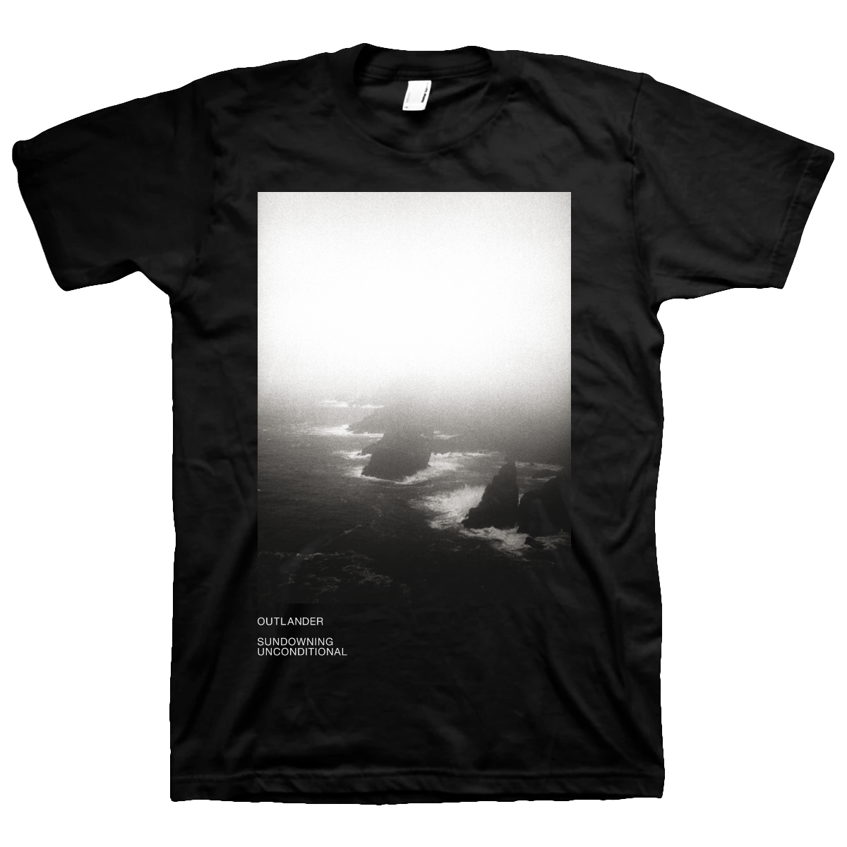 OUTLANDER &quot;Sundowning/Unconditional&quot; Black T-Shirt