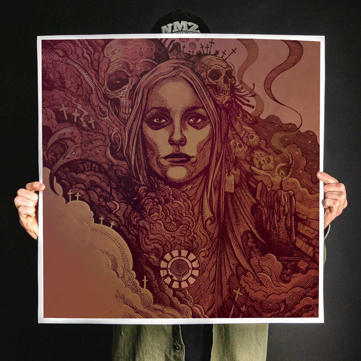 Florian Bertmer x Converge &quot;Jane Live&quot; Giclee Print