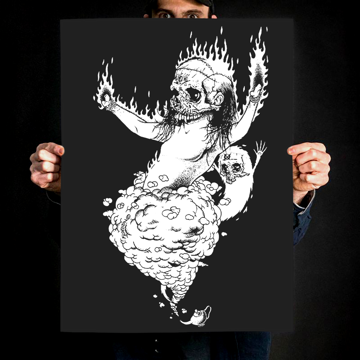 Florian Bertmer x Converge &quot;Rise From Ruin&quot; Giclee Print