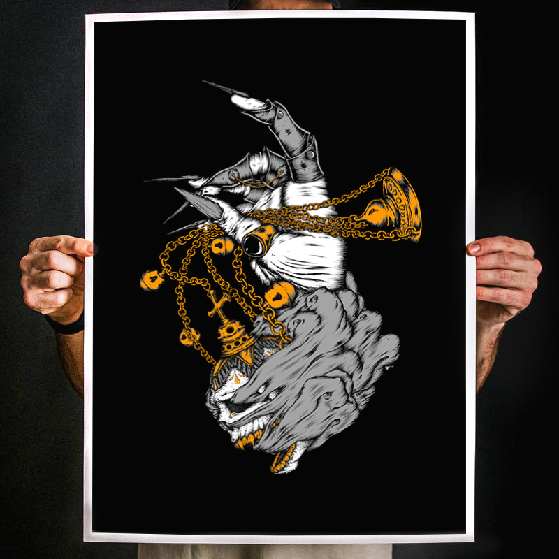 Andrew Gomez IV &quot;Court Order&quot; Giclee Print