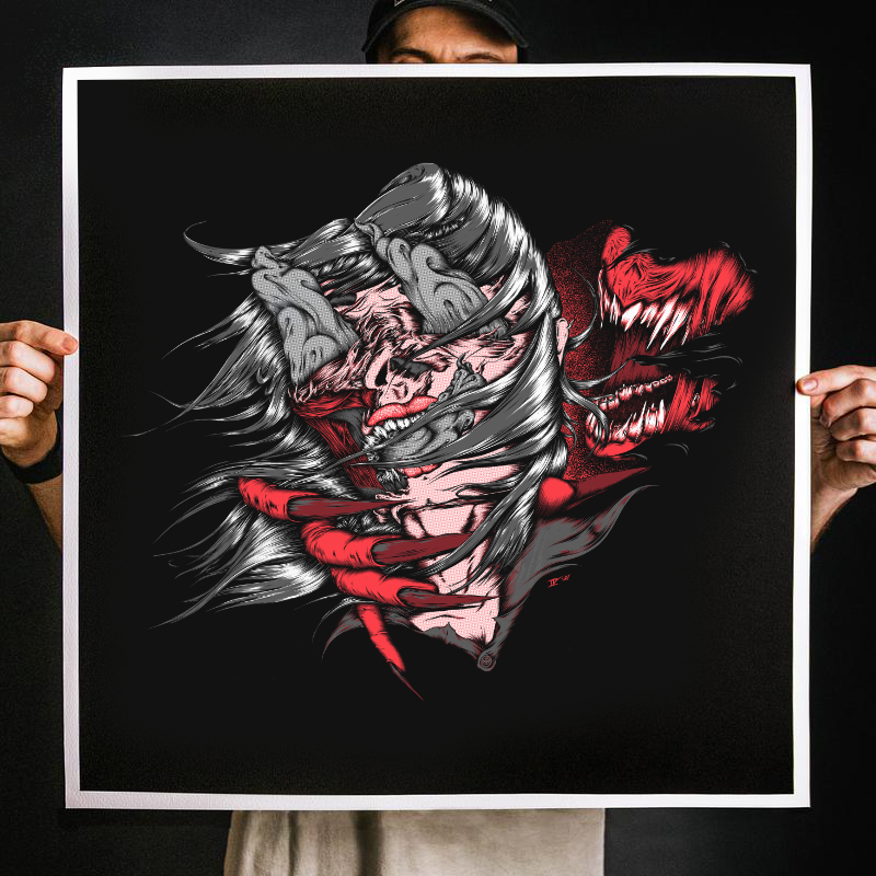 Andrew Gomez IV &quot;Darkness Is Waiting&quot; Giclee Print