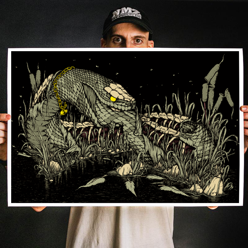 Andrew Gomez IV &quot;Sorrow Uncoils: Earth&quot; Giclee Print