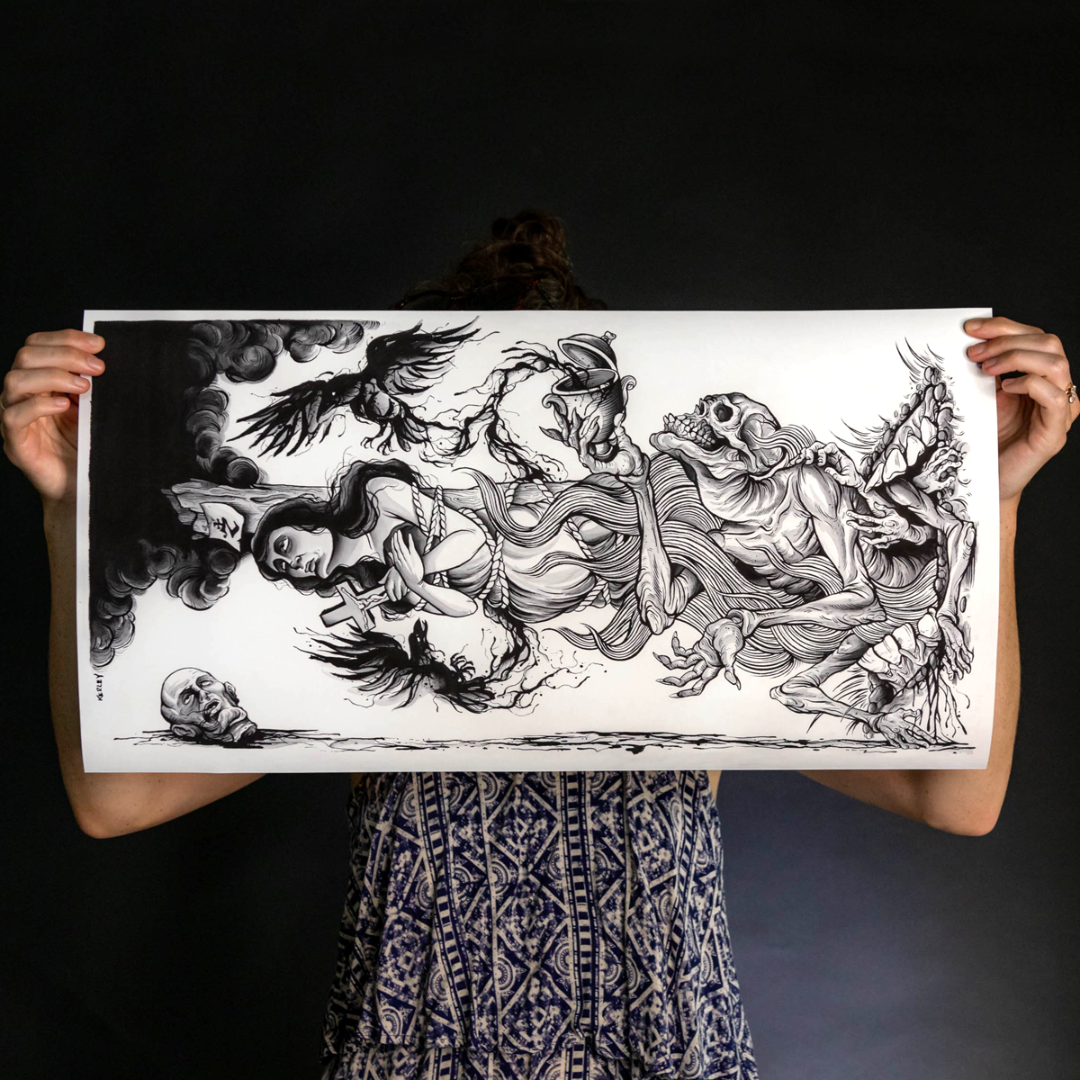 Zao &quot;The Well-Intentioned Virus&quot; Giclee Print