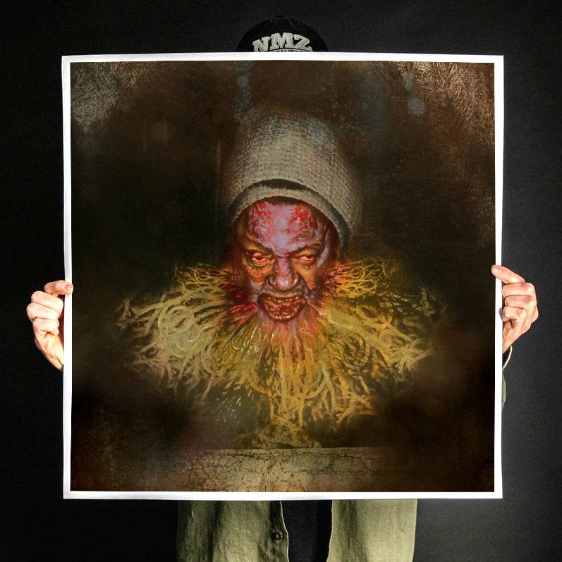 Paul Romano &quot;Black Santa&quot; Giclee Print
