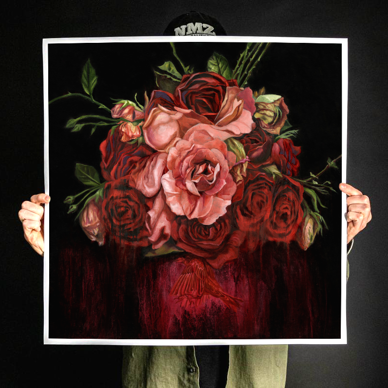 Paul Romano &quot;Ward Of Roses&quot; Giclee Print