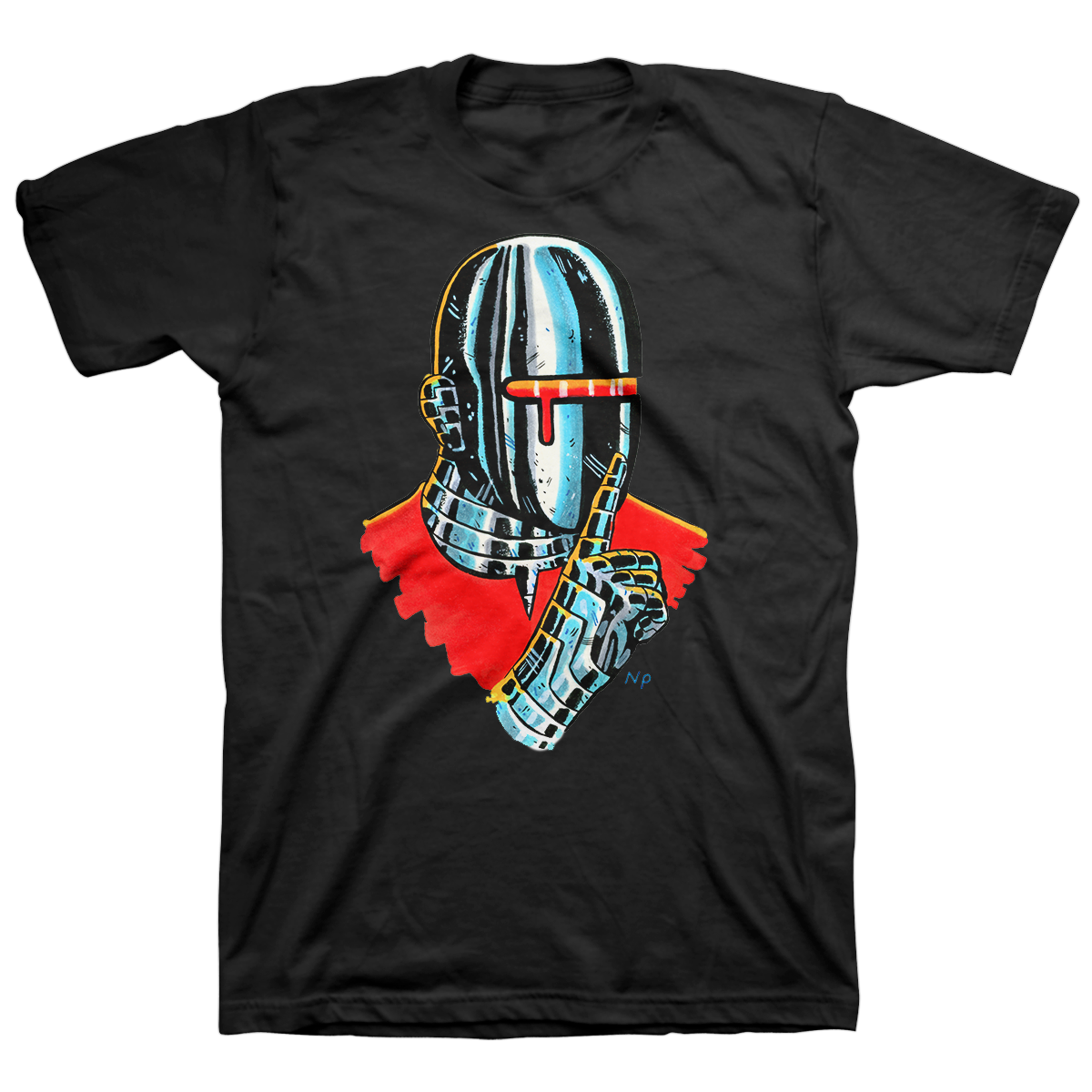 NICK PYLE &quot;SHHH&quot; Black T-Shirt