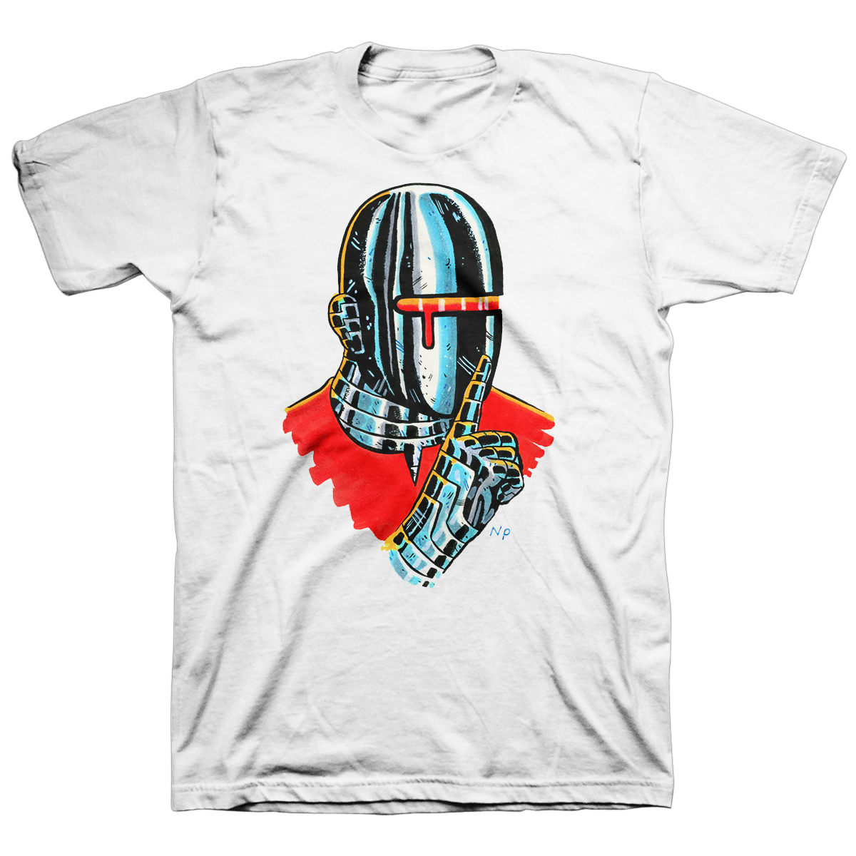 NICK PYLE &quot;SHHH&quot; White T-Shirt