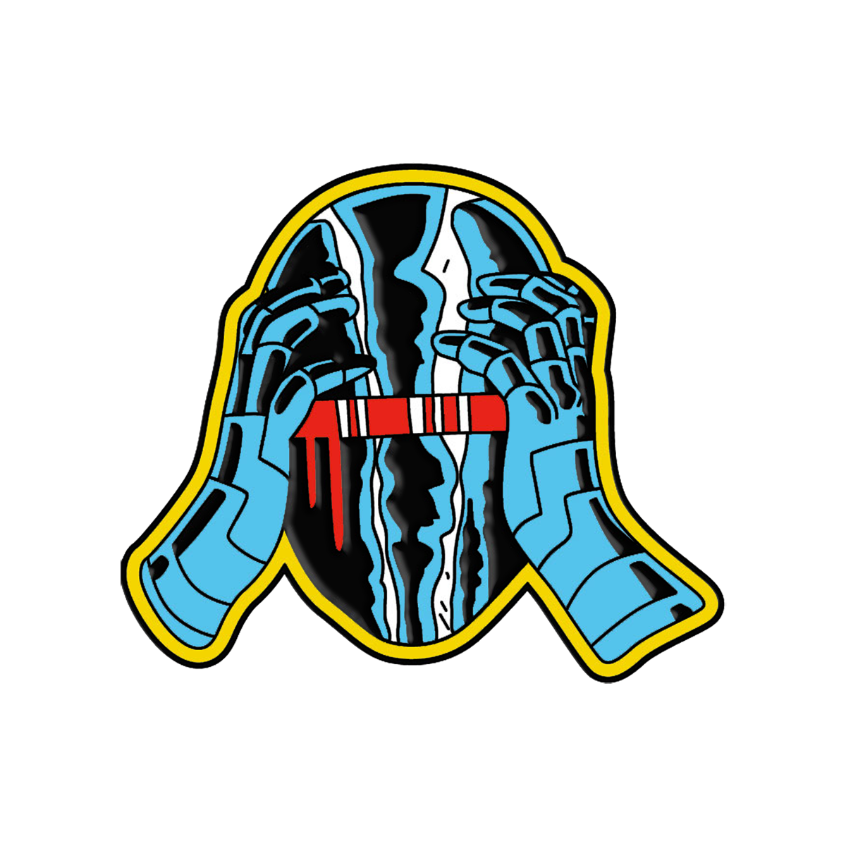 NICK PYLE &quot;Freaking Out&quot; Enamel Pin