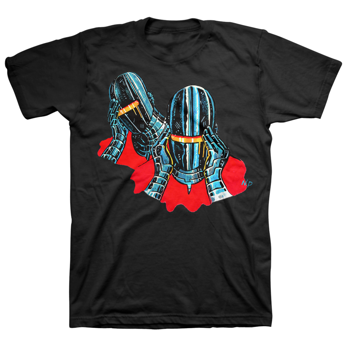 NICK PYLE &quot;Troubled&quot; Black T-Shirt