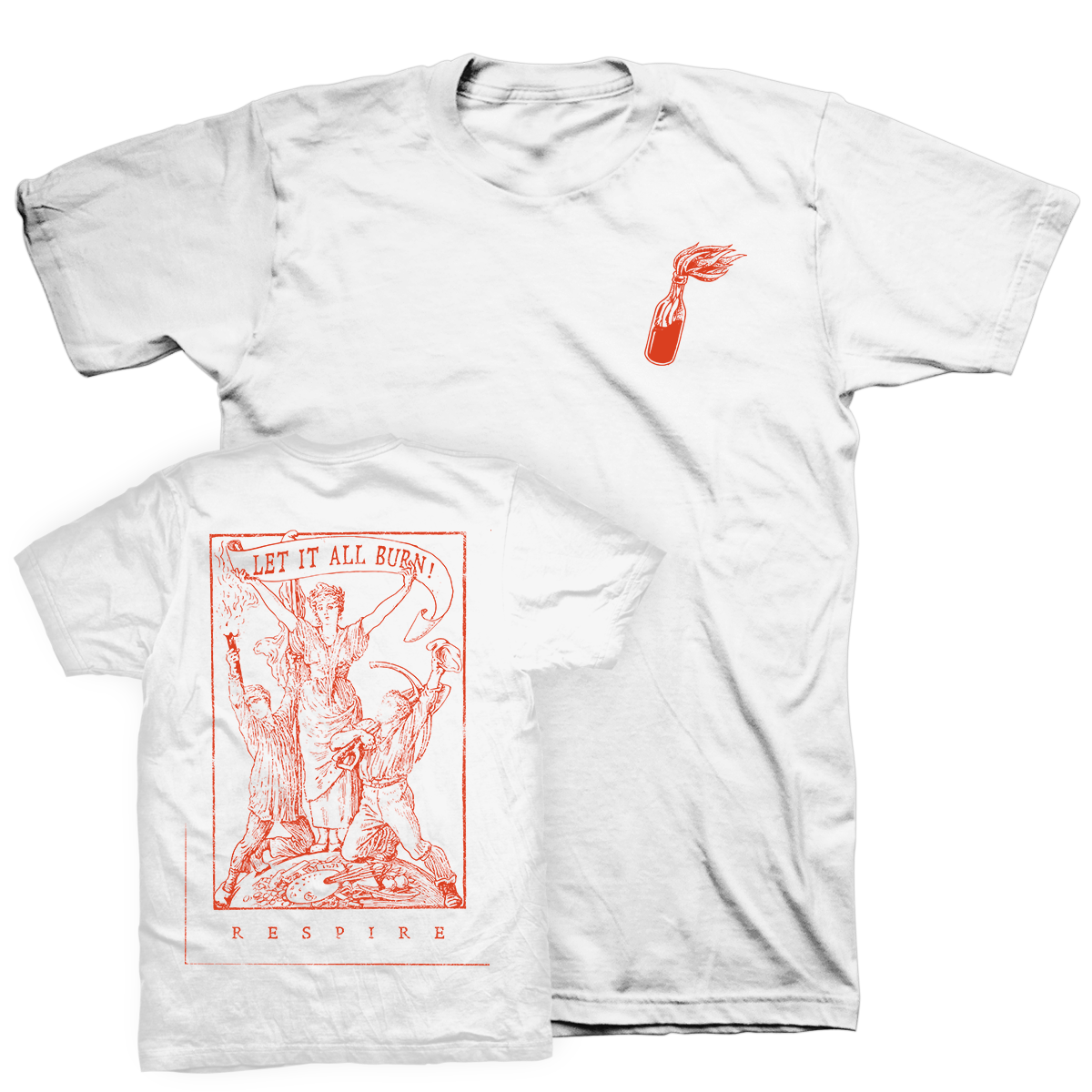 RESPIRE &quot;Molotov&quot; White T-Shirt