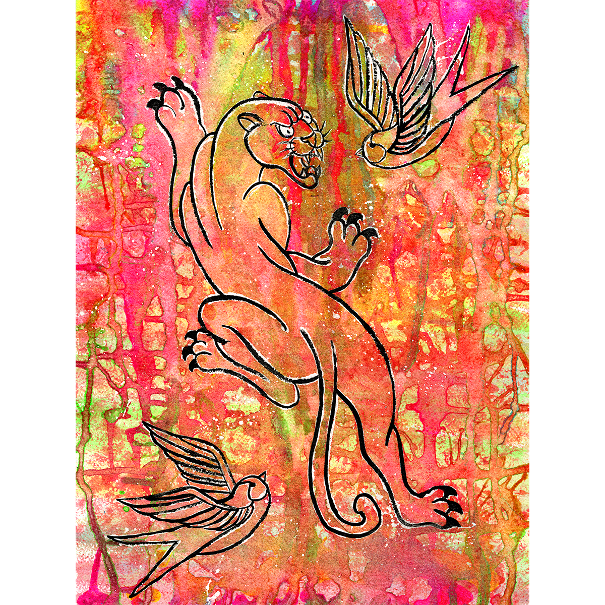 Sean Martin &quot;Panther&quot; Giclee Print