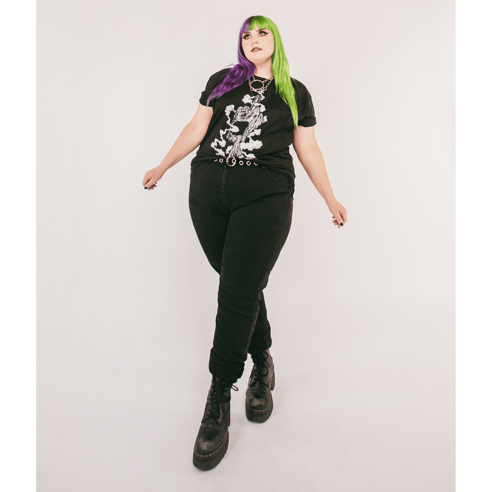 DYLAN GARRETT SMITH "Finger and Fang" Black T-Shirt